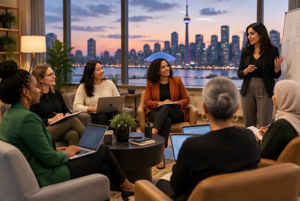 Une dirigeante en atelier de travail